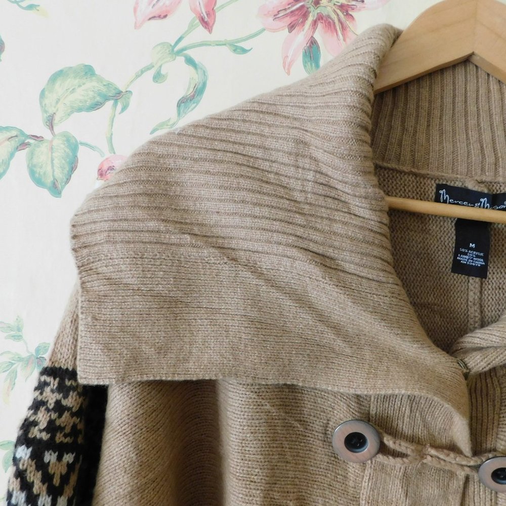 🦔🦔 Aztec Style Lambswool Cardigan - Picture 8 of 10